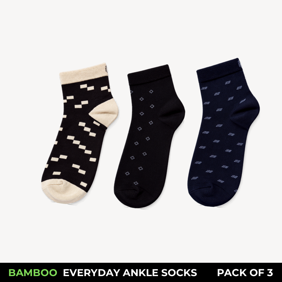 Corbel Bamboo Pattern Trio — Pack of 3