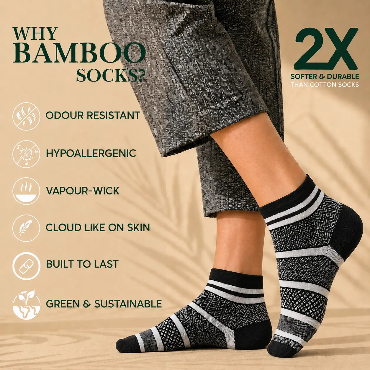 Men Bamboo Isometric Set