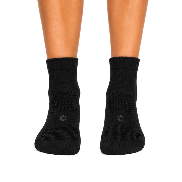 Bamboo Pilates Grip Socks Pack of 2