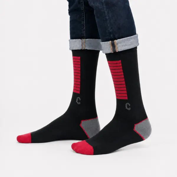 Bamboo Biker Socks Pack of 2