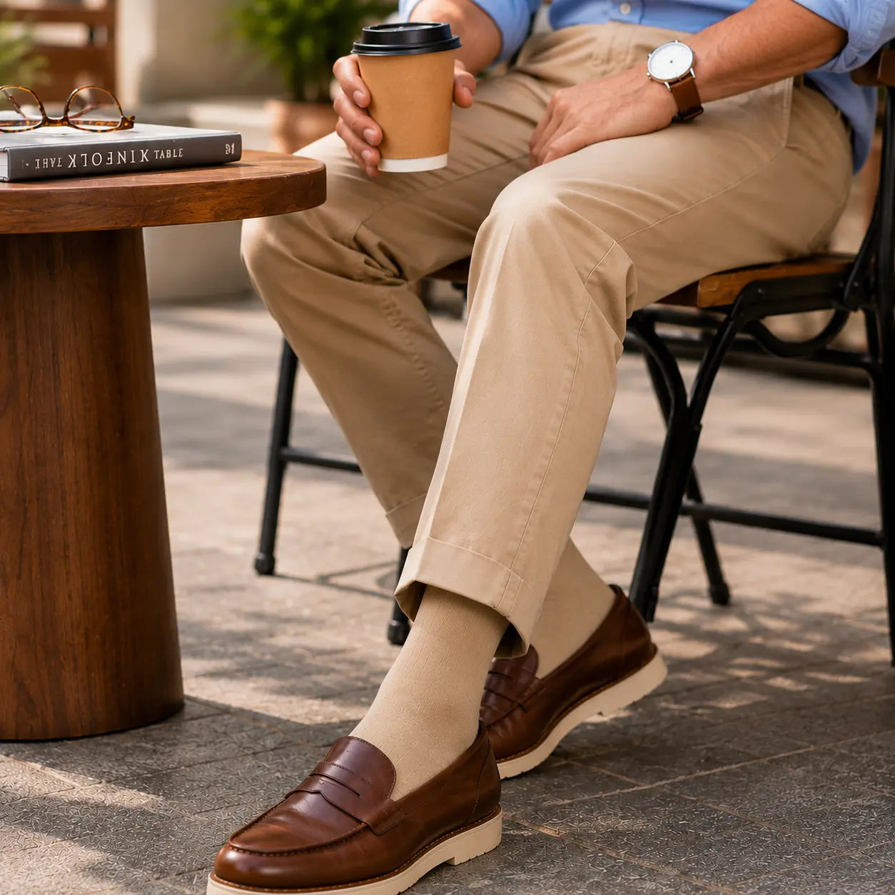 Men Cotton Chino Champion Set