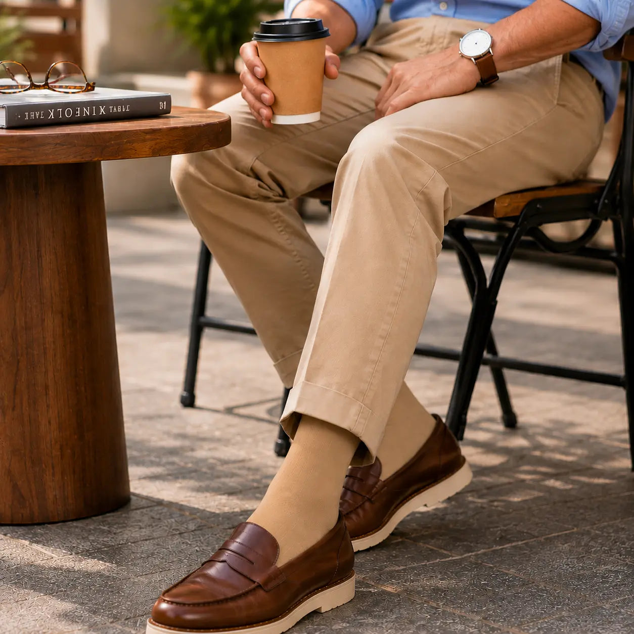 Men Cotton Chino Champion Set